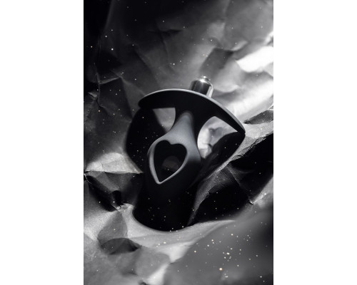 Черная анальная вибровтулка Cordis S - 10,5 см.