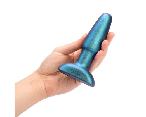 Изумрудная анальная вибропробка Rimming Plug 2 - 15 см.