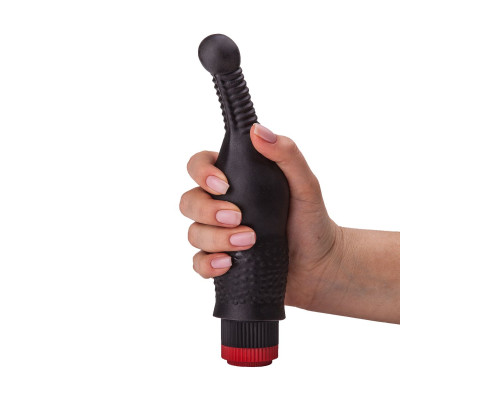 Анальный вибромассажёр с тоненьким стволом - 16,5 см.