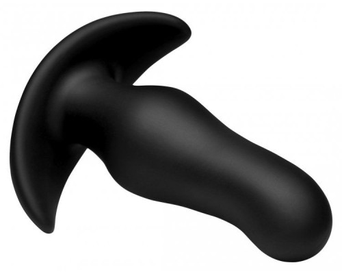 Черная анальная вибропробка Kinetic Thumping 7X Prostate Anal Plug - 13,3 см.