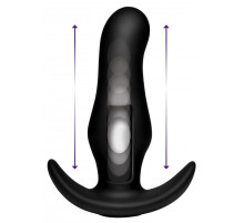Черная анальная вибропробка Kinetic Thumping 7X Prostate Anal Plug - 13,3 см.