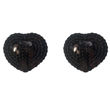 Черные пэстисы-сердечки Rand