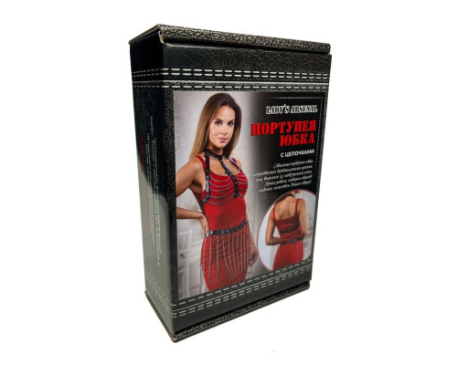 Стильная портупея-юбка с цепочками