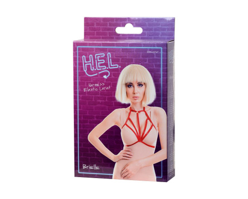 Красная портупея H.E.L. Brielle