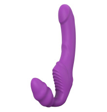 Фиолетовый безремневой вибрострапон DOUBLE DIPPER