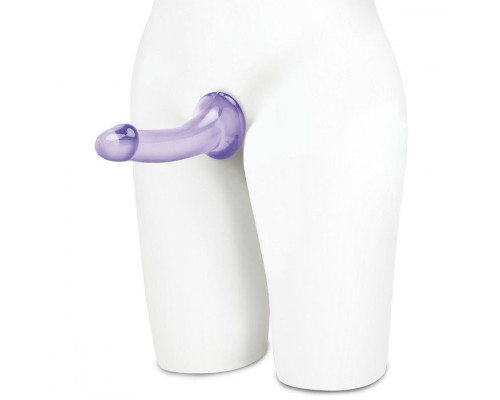 Фиолетовый безремневой страпон Strapless Strap-On