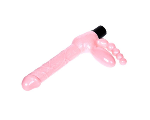 Безремневой вибрострапон с анальным отростком