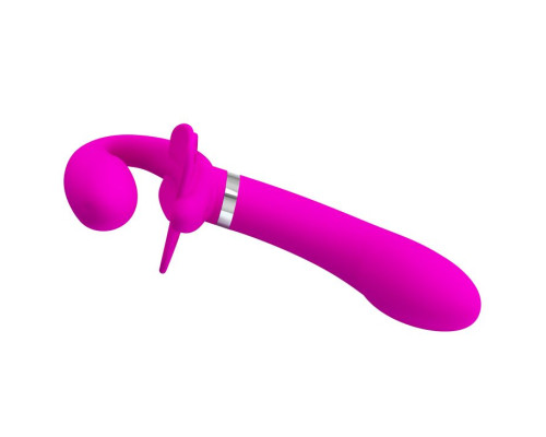 Лиловый безремневой вибрострапон Valerie - 19,2 см.