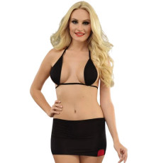 Сексуальный комплект: микро-лиф и облегающая юбка