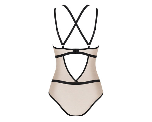 Эффектное боди Nudelia с двойными бретелями