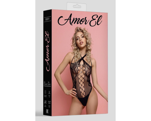 Сексуальное боди с доступом и V-образным воротником