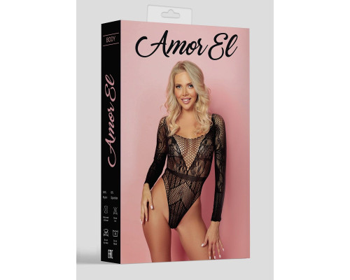 Сексуальное боди с длинными рукавами