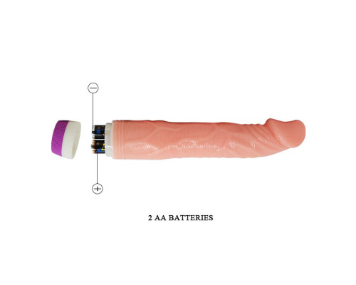 Реалистичный вибратор Pleasure - 22 см.