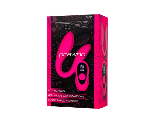 Розовый вибратор для пар Prawno с пультом ДУ