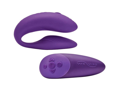 Фиолетовый вибратор для пар We-Vibe Chorus
