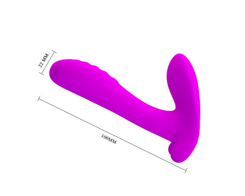 Лиловый мультифункциональный вибратор Remote Control Massager