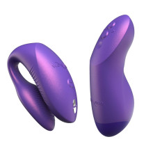 Фиолетовый вибратор для пар We-Vibe Chorus Pro