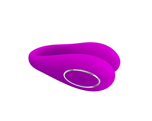 Лиловый вибратор для пар August с 12 режимами вибрации