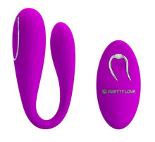 Лиловый вибратор для пар Algernon с пультом ДУ