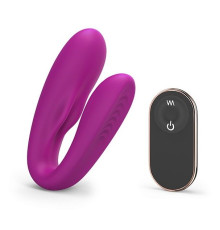 Лиловый вибратор для пар Match Up Couple Vibrator with Remote Control