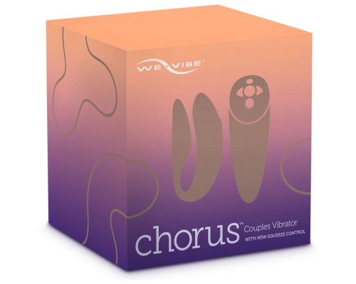 Фиолетовый вибратор для пар We-Vibe Chorus