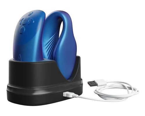 Синий вибратор для пар We-Vibe Chorus