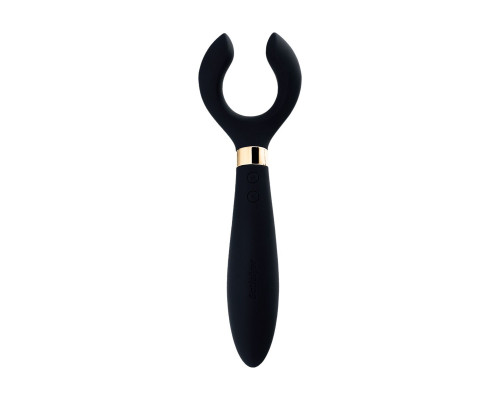 Чёрный вибромассажер для пар Satisfyer Endless Fun
