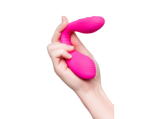Ярко-розовый многофункциональный стимулятор для пар Dolce