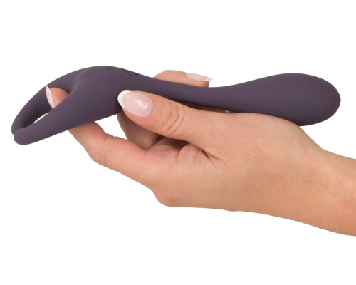 Фиолетовый универсальный вибратор Remote Controlled Couples Vibrator