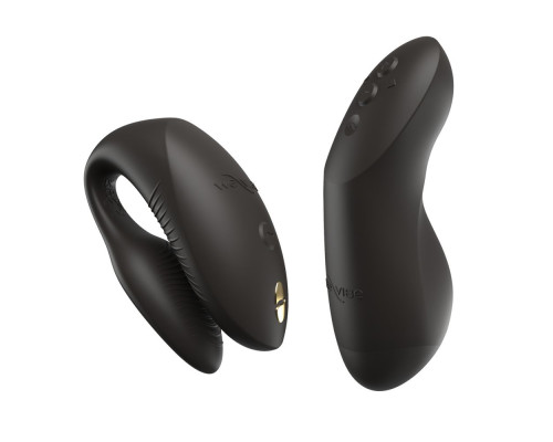 Черный вибратор для пар We-Vibe Chorus Pro