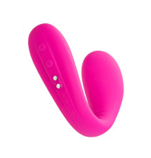 Ярко-розовый многофункциональный стимулятор для пар Dolce