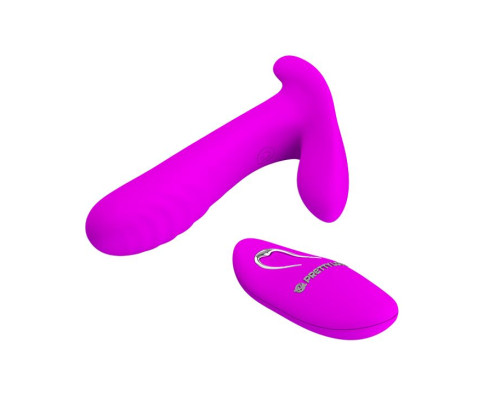 Лиловый мультифункциональный вибратор Remote Control Massager