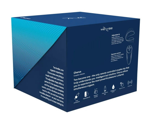 Синий вибратор для пар We-Vibe Chorus