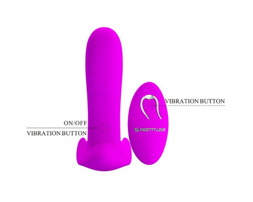 Лиловый мультифункциональный вибратор Remote Control Massager