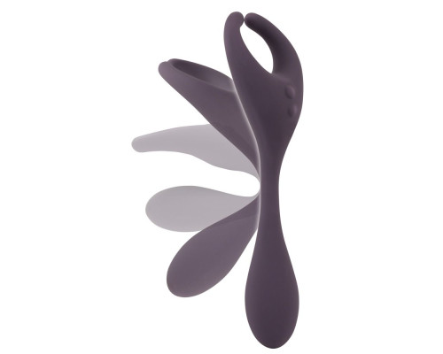 Фиолетовый универсальный вибратор Remote Controlled Couples Vibrator