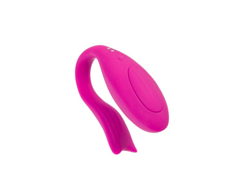 Розовый вибратор для пар Dolphy с пультом ДУ