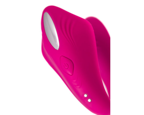 Розовый вибратор для пар Cobrum с пультом ДУ