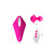 Розовый вибратор для пар Cobrum с пультом ДУ