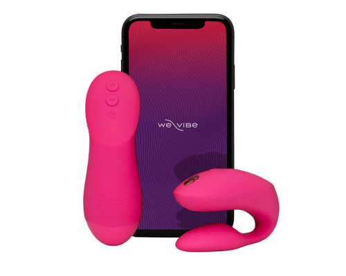 Розовый вибратор для пар We-Vibe Chorus Pro