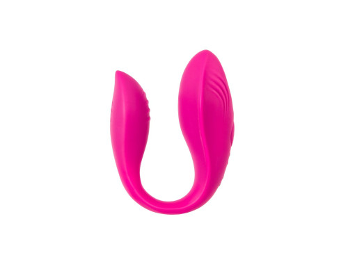 Розовый вибратор для пар Cobrum с пультом ДУ