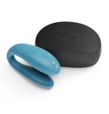 Бирюзовый вибромассажер для пар We-Vibe Sync Go