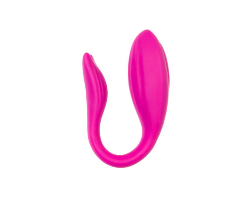 Розовый вибратор для пар Dolphy с пультом ДУ