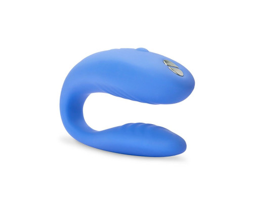 Голубой вибромассажер для пар We-Vibe Match