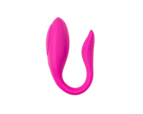 Розовый вибратор для пар Dolphy с пультом ДУ