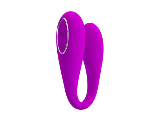 Лиловый вибратор для пар August с 12 режимами вибрации