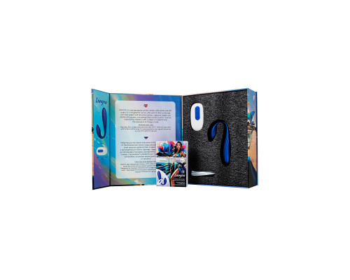 Синий вибратор для пар Langou с управлением через приложение