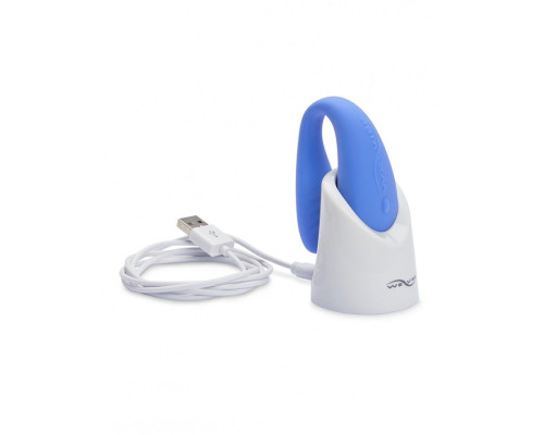 Голубой вибромассажер для пар We-Vibe Match