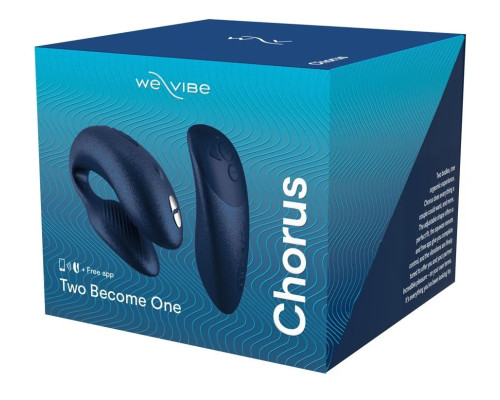 Синий вибратор для пар We-Vibe Chorus