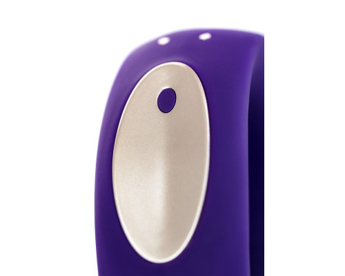 Фиолетовый вибратор для пар Satisfyer Double Plus Remote с пультом ДУ