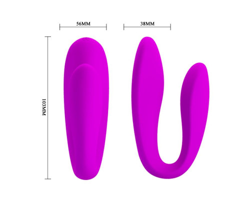 Вибромассажер для пар Letitia с пультом ДУ